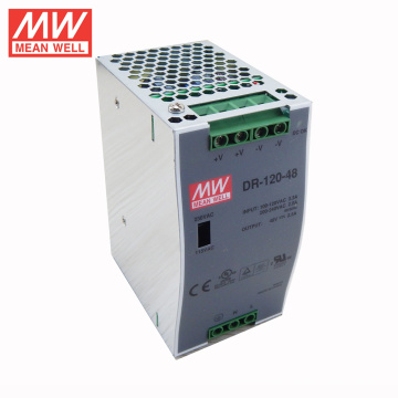 120W 48vdc volt Din Rail Power Supply with UL CUL CE CB approved DR-120-48 MEANWELL original